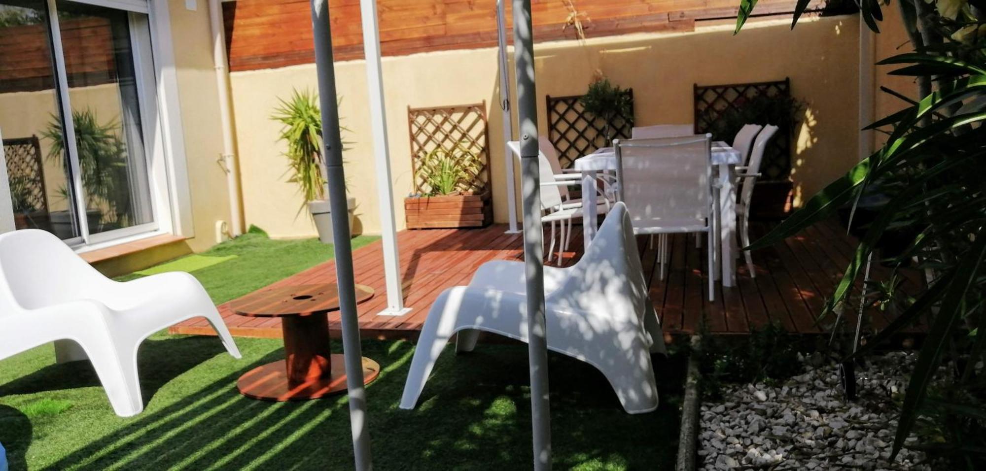 Maison F2, Neuve Au Calme Avec Jardinet La Crau Kamer foto